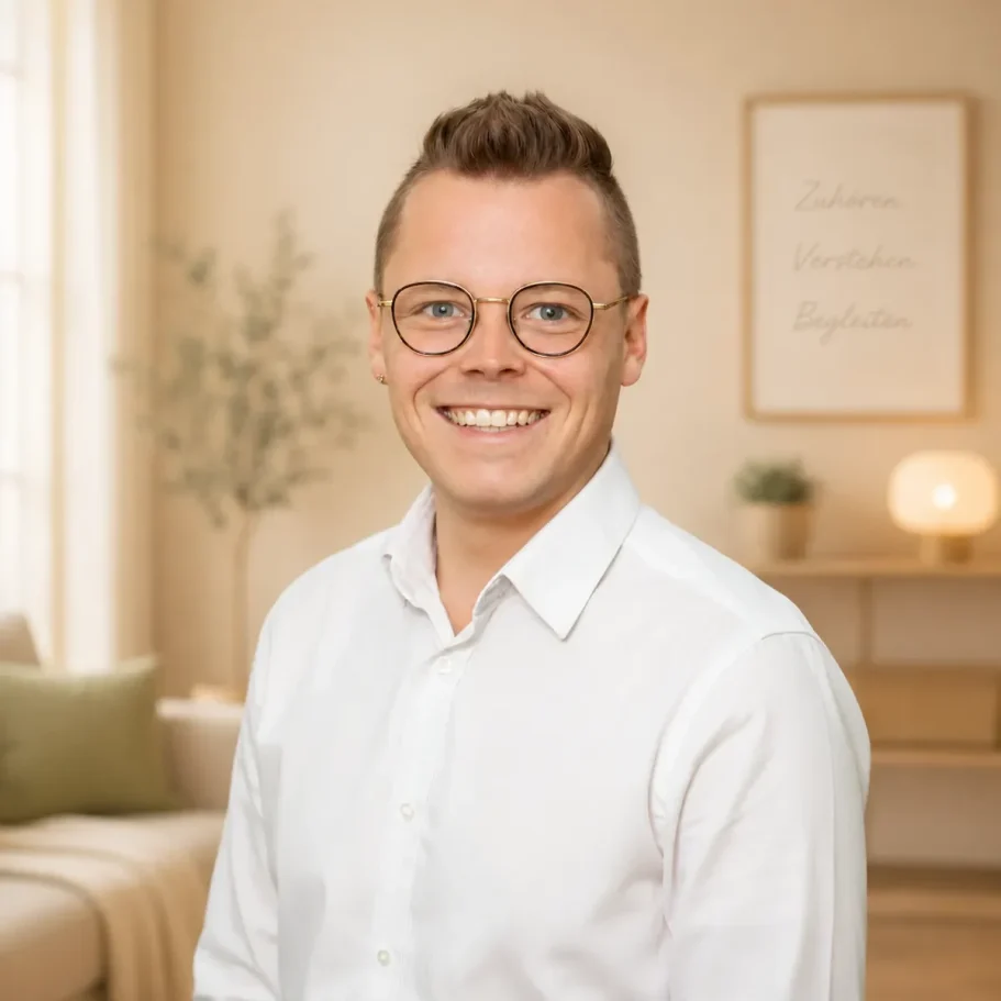Tobias Schmid Porträt von Tobias Schmid, Geschäftsführer und Pflegedienstleitung bei Rohde & Schmid